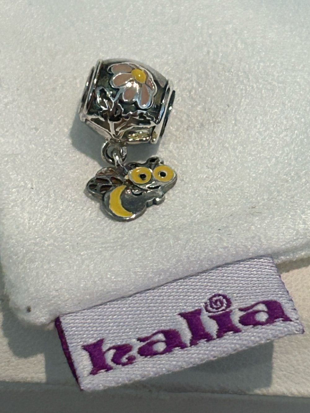 “Daisy Bee” Charm - Sterling Silver